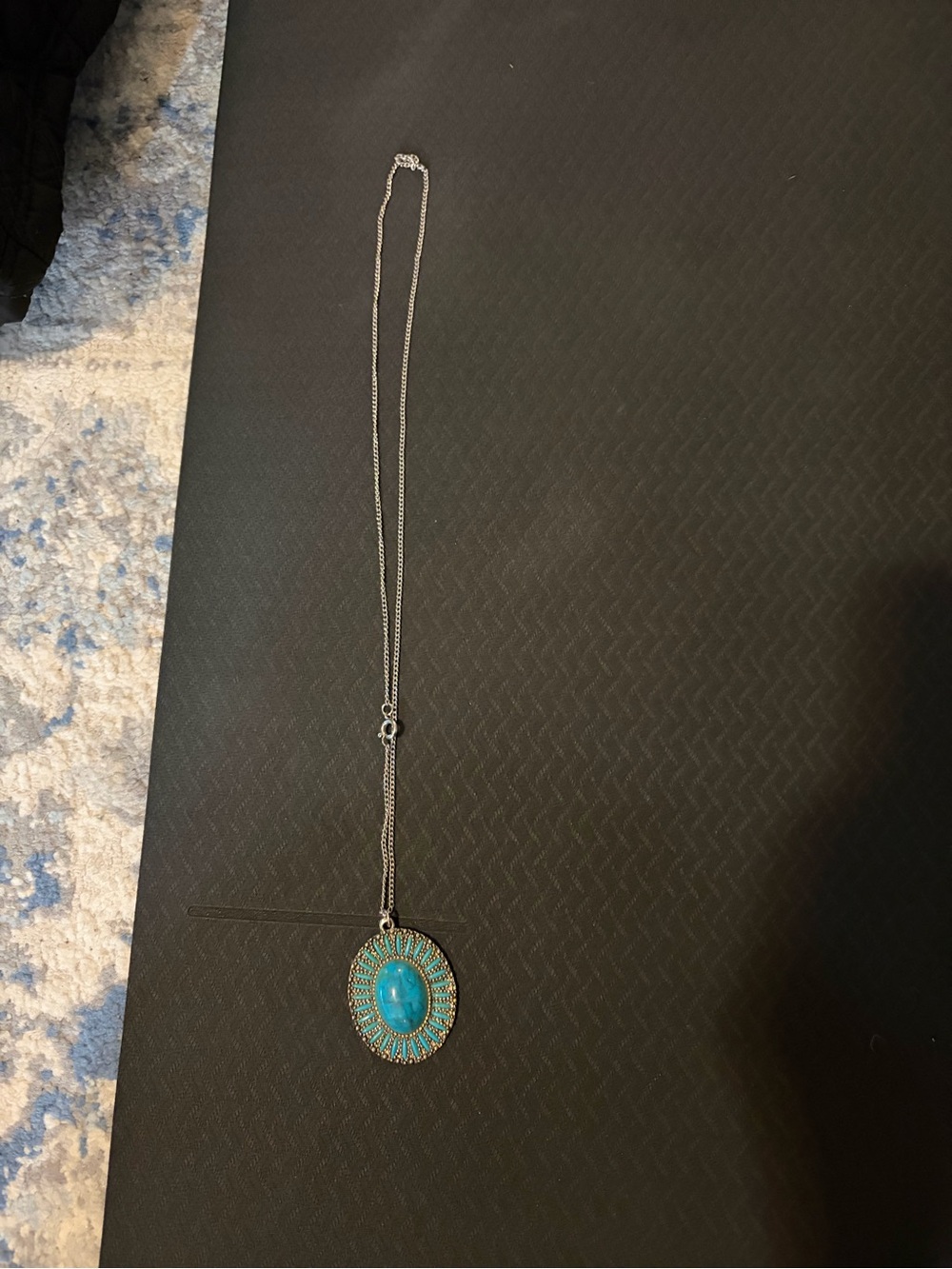 Turquoise long necklace